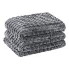 Cobertor Queen Flannel Fofy 100% Poliéster - Cinza Cobertor Queen Flannel Fofy 100% Poliéster - Cinza