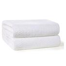 Cobertor Queen Plush Tweed Branco - Hedrons