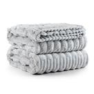 Cobertor Queen Polar Manta Flannel Ultrasoft - Platina - Casa Modelo Enxovais