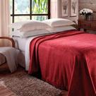 Cobertor Queen Size Jolitex Raschel (220x240cm) 620g/m² Vinho