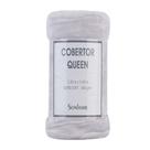 Cobertor Queen Super Soft 300 g/m² Cinza Sonhare