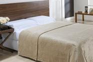 Cobertor Queen Toque De Seda 220x240 Cáqui - Niazitex