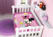 Cobertor Raschel Disney Baby Bebe Jolitex Minnie Brincando