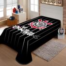 Cobertor Raschel Plus Corinthians 1,50x2,20m Licenciado Jolitex