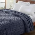 Cobertor Relevo Tricot Casal Super Macio Antialérgico Premium