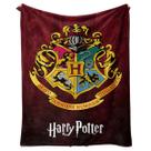 Cobertor SANMU Flannel Soft Anime com logotipo de Hogwarts 300g