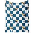 Cobertor SANMU Flannel Soft Checkered Astronaut Polyester