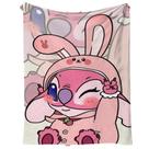 Cobertor SANMU Soft Creative Printing Pink Stitch Angel Cobertor SANMU Soft Creative Printing Pink Stitch Angel