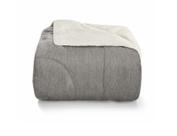 Cobertor Sherpa Casal 220 x 235cm Chevron Hedrons