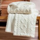 Cobertor Sherpa Fleece Bedsure Twin Size (150x200cm) - Creme