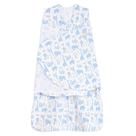 Cobertor SleepSack Swaddle HALO para Bebê - 100% Algodão Azul