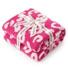 Cobertor Snuggle Sac Ultra Soft Plush Reversível Cheetah/Rosa