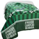 Cobertor Solteiro Com Sherpa Palmeiras Oficial Jolitex