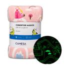 Cobertor Solteiro Infantil Manta Mágica Microfibra Antialérgico 1,5x2,2m - Camesa