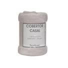 Cobertor Super Soft 300gr/m² Casal 1,80x2,20m Prata Sonhare
