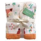 Cobertor Swaddle Blanket Farmer Mani Muslin Soft para bebê Fox Bear