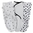 Cobertor Swaddle Ely's & Co. Bebê ajustável de 0 a 3 m, pacote com 3