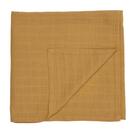 Cobertor Swaddle Huxie 100% algodão orgânico 120x120 cm amarelo
