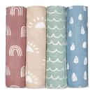 Cobertor Swaddle Musselina Comfy Cubs - 120 x 120 cm - 100% Algodão