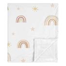 Cobertor Sweet Jojo Designs Boho Rainbow Girl reversível