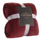 Cobertor TASTHROW Flannel Fleece Burgundy 130x180cm Cobertor TASTHROW Flannel Fleece Burgundy 130x180cm