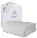Cobertor Threadmill Luxury Cotton King Size cinza claro