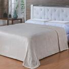 Cobertor Toque de Seda 220 x 240 Marfim Niazitex