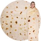 Cobertor Tortilla Wrap Jorbest Burritos Flannel 285gsm amarelo Cobertor Tortilla Wrap Jorbest Burritos Flannel 285gsm amarelo