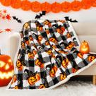 Cobertor Touchat Halloween Twin Size 150 x 180 cm Sherpa