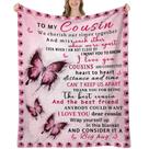 Cobertor UHANKRU Cousin Butterfly 200x150cm