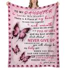 Cobertor UHANKRU Daughter 150x200cm de flanela macia