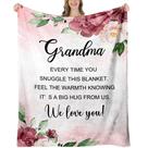 Cobertor UHANKRU Grandma, 150x125 cm, presente de microfibra macia