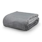 Cobertor Ultrasoft Dublin Queen 01 Peça 100% Poliéster - Cinza Lunar