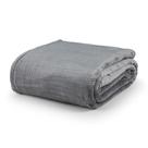 Cobertor Ultrasoft Dublin Queen 01 Peça 100% Poliéster - Cinza Lunar