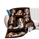 Cobertor Uphomart Beagle, presentes para mulheres, homens e crianças, 100x125cm