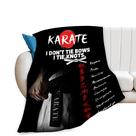 Cobertor Uphomart Karate Gifts Flanela de lã 100x125cm