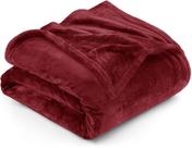 Cobertor Utopia Bedding Fleece King Size Burgundy 300GSM