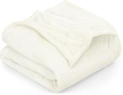 Cobertor Utopia Bedding Fleece King Size Ivory 300GSM de microfibra