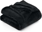 Cobertor Utopia Bedding Fleece Queen Size preto 300GSM