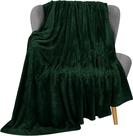 Cobertor Utopia Bedding Fleece Throw Forest Green 300GSM 130x150cm Cobertor Utopia Bedding Fleece Throw Forest Green 300GSM 130x150cm