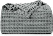 Cobertor Utopia Bedding Waffle 100% algodão 300 g/m2 Cool Grey