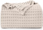 Cobertor Utopia Bedding Waffle 100% algodão 300 g/m2 Khaki Twin
