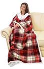 Cobertor vestível Catalonia Sherpa Fleece com mangas 72x55in