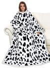 Cobertor vestível Catalonia Sherpa Fleece com mangas 72x55in