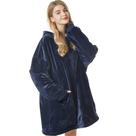 Cobertor vestível com capuz Felicigeely Oversized Blue para adulto