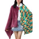Cobertor vestível com capuz Juejuezi Tanjirou Cosplay Cloak Red