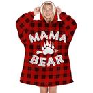 Cobertor vestível com capuz Warmstorey Mama Bear para mulheres Cobertor vestível com capuz Warmstorey Mama Bear para mulheres