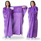 Cobertor vestível Super Blanky Purple 180x152cm, mangas