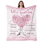 Cobertor Vinezo Sweet 16 presentes para meninas de 16 anos