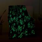 Cobertor Wesan Gaming Gamer Glow in The Dark 150x200cm cinza